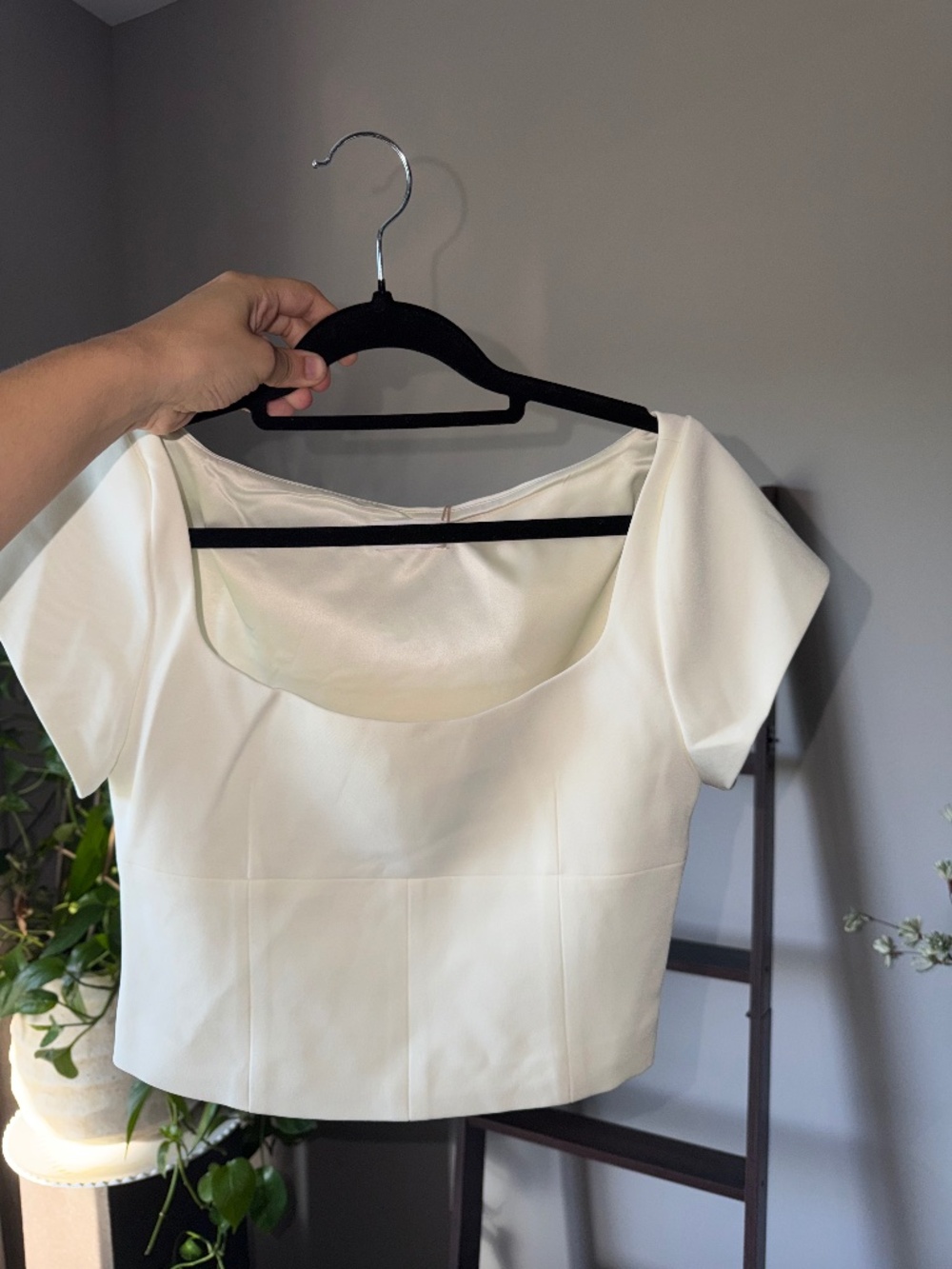 NWT White Meshki Top